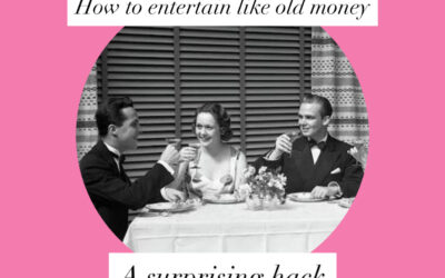 Old Money Entertaining Etiquette: down with the potluck